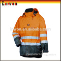 orange safety hi vis waterproof jacket